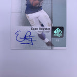 Evan Royster 2011 Upper Deck SP Authentic Auto