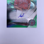 Alejandro Hidalgo 2022 Bowman Platinum Green Auto #'d 16/99