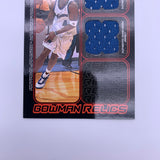 Antawn Jamison 2006 Bowman Dual Relic #’d /249