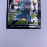 Matt Hasselbeck 2005 Topps Personal Pieces #’d 294/500