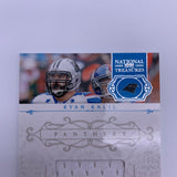 Ryan Kalil 2012 National Treasures Jumbo Relic #’d 95/99