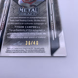 Tyson Campbell 2021 Leaf Metal Draft RC Auto #’d 36/40