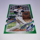 Freddie Freeman 2021 Topps Green Ice #’d 63/499