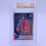 BGS 9.5 Coby White 2019 Optic Holo Rated Rookie