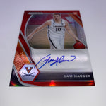 Sam Hauser 2021 Prizm DP Auto Red Prizm #’d 158/199