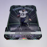 Ryan Tannehill 2020 Obsidian Tunnel Vision Die Cut #'d 02/15