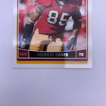 Vernon Davis 2006 Topps RC + 2006 Sage Hit RC Auto