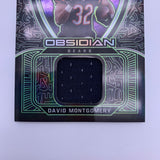 David Montgomery 2021 Obsidian Galaxy Gear #’d 32/50