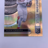 Alvin Kamara 2020 Donruss Elite Title Waves #’d 06/10