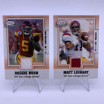 Reggie Bush/Matt Leinart 2006 Sage College Jersey Bronze Parallel