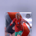 Cristiano Ronaldo 2021-22 Optic Road to Qatar Green Velocity Prizm