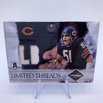 Dick Butkus 2004 Leaf Limited Limited Threads Dual Relic #’d 42/50