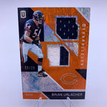 Brian Urlacher 2016 Unparalleled Dual Relic #’d /25