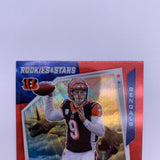 Joe Burrow 2021 Rookies & Stars Airborne Red Wave Prizm