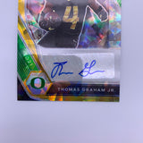 Thomas Graham Jr 2021 Prizm DP Auto Gold Cracked Ice