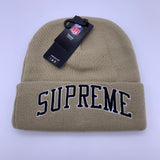 Supreme NFL x Raiders '47 Beanie "Tan"