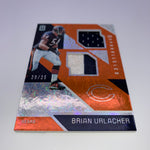 Brian Urlacher 2016 Unparalleled Dual Relic #’d /25