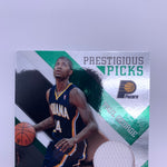 Paul George 2010 Prestige Prestigious Picks RC Relic #’d 165/499