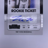 Tre’Von Moehrig 2021 Contenders Rookie Ticket Auto