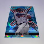 Carlos Correa 2022 Topps Finest Blue Vapor Refractor #’d 241/250