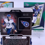 Ryan Tannehill 2020 Obsidian Tunnel Vision Die Cut #'d 02/15