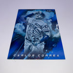 Carlos Correa 2022 Topps Finest Blue Vapor Refractor #’d 241/250