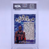 PSA 8 Michael Jordan 1998 Fleer Plus Factor