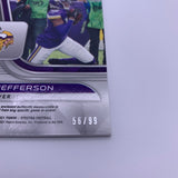 Justin Jefferson 2021 Spectra Sunday Spectacle Silver #’d 56/99