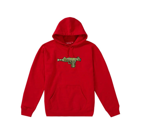 Supreme Toy Uzi Hooded Sweatshirt “Red”