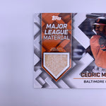 Cedric Mullins 2022 Topps Green Ice #’d 392/499 + Major League Materials