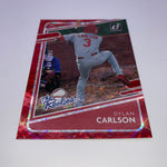 Dylan Carlson 2021 Donruss The Rookies Red #’d 143/199