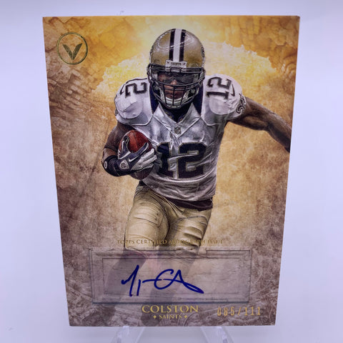 Marques Colston 2012 Topps Valor Triumphant Auto #’d 85/111