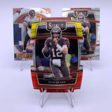 Tom Brady 2021 Select Red Yellow Die Cut Bundle