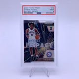 PSA 9 Tyrese Maxey 2020 Prizm RC Instant Impact Silver