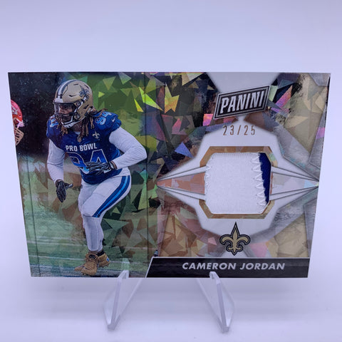 Cameron Jordan 2019 Panini Day Cracked Ice Relic #’d 23/25