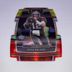 Tom Brady 2021 Select Red Yellow Die Cut Bundle