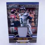 Russell Wilson 2019 Panini Playbook Fabled Fabric #’d 33/49