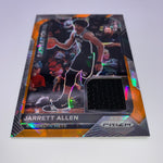 Jarrett Allen 2021 Prizm Sensational Swatches Orange Cracked Ice