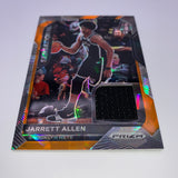 Jarrett Allen 2021 Prizm Sensational Swatches Orange Cracked Ice