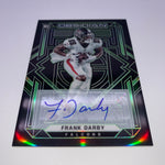 Frank Darby 2021 Obsidian Electric Etch Green RC Auto #’d 27/50