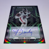 Frank Darby 2021 Obsidian Electric Etch Green RC Auto #’d 27/50