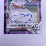 Spencer Torkelson 2021 Bowman Purple Auto #’d /250