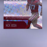 Nick Bosa 2019 Panini Unparalleled Rookie Focus Prizm #’d 06/25