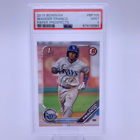 Wander Franco 2019 Bowman 1st Prospects PSA 9