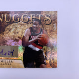 Andre Miller 2011 Gold Standard Gold Nuggets Auto #’d /99