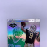 Drew Brees/Robert Meachem 2007 Topps Co-Signers Green Hyper Silver #’d 65/75