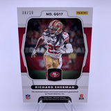 Richard Sherman 2020 Obsidian Galaxy Gear Electric Etch #’d 08/10