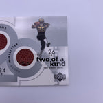 Ricky Williams/Deuce McAllister 2001 Upper Deck Two of a Kind Dual Relic