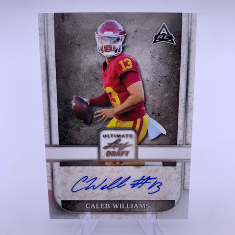 Caleb Williams 2022 Leaf Ultimate Draft Auto