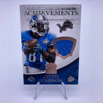 Calvin Johnson 2015 Crown Royale Growing Achievements #'d /199